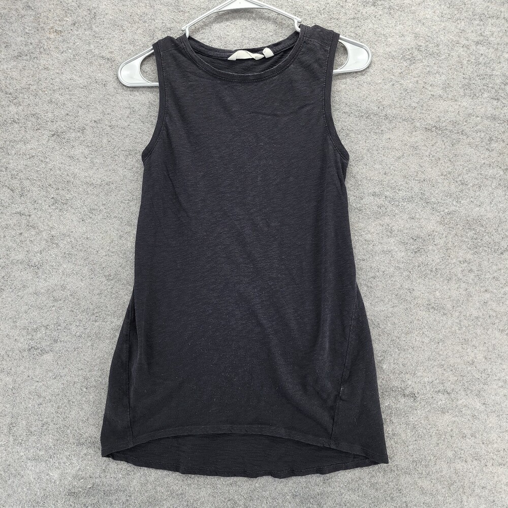 Athleta Shirt Womens XXS Sleeveless Black